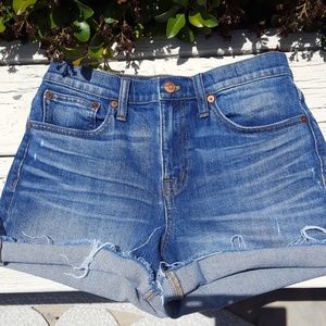 Madewell High-Rise Denim Shorts